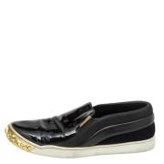 Pre-owned Leather sneakers Louis Vuitton Vintage , Black , Dames