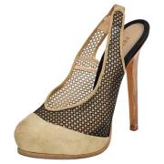 Pre-owned Mesh sandals Fendi Vintage , Beige , Dames