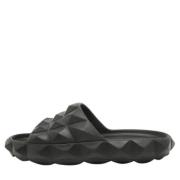Pre-owned Rubber flats Valentino Vintage , Black , Dames