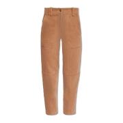 High-waisted jeans Yves Salomon , Brown , Dames