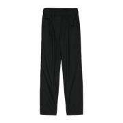 Zwarte relaxed-fit cropped broek Brunello Cucinelli , Black , Dames