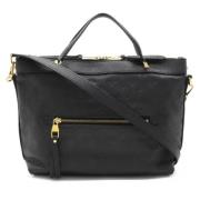 Pre-owned Canvas shoulder-bags Louis Vuitton Vintage , Black , Dames
