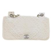 Pre-owned Cotton chanel-bags Chanel Vintage , White , Dames