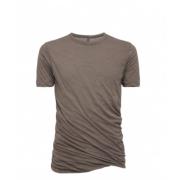 Dust Double Tee - Kortemouw Dubbellaags T-Shirt Rick Owens , Gray , He...