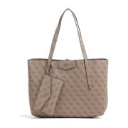 Omkeerbare Eco Brenton Tote Tas Guess , Beige , Dames