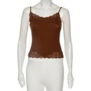 Pre-owned Fabric tops Ralph Lauren Pre-owned , Brown , Dames