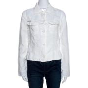 Pre-owned Fabric tops Burberry Vintage , White , Dames