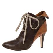 Pre-owned Leather boots Chloé Pre-owned , Brown , Dames