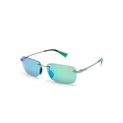 Groene Matte Zonnebril Maui Jim , Green , Unisex