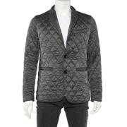 Pre-owned Fabric outerwear Burberry Vintage , Gray , Dames