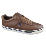 Stijlvolle Hanford Sneakers voor Mannen Ralph Lauren , Brown , Heren