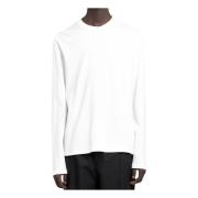 Liefde is het Begin LS T-Shirt Jil Sander , White , Heren