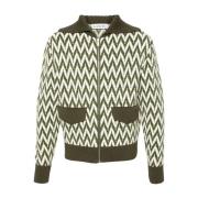 Herringbone Sweaters Lanvin , Green , Heren