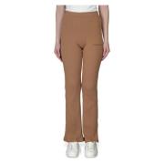 Ribgebreide Broek Hinnominate , Brown , Unisex