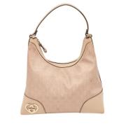 Pre-owned Leather handbags Gucci Vintage , Pink , Dames