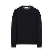 Truien met ronde hals Stone Island , Black , Heren