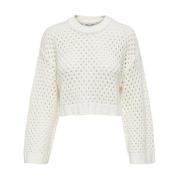 Lange Mouw Top Only , White , Dames