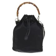 Pre-owned Fabric gucci-bags Gucci Vintage , Black , Dames