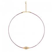 Handgemaakte Rakhi Choker Ketting Dorothée Sausset , Red , Dames