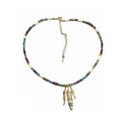 Drievoudige Veer Ketting Gachon Pothier , Multicolor , Dames