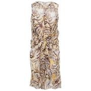 Pre-owned Silk dresses Chloé Pre-owned , Brown , Dames