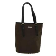 Pre-owned Fabric totes Burberry Vintage , Brown , Dames