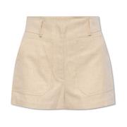 ‘Alisson’ high-rise shorts IRO , Beige , Dames