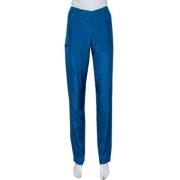 Pre-owned Silk bottoms Stella McCartney Pre-owned , Blue , Dames