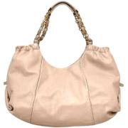 Pre-owned Leather totes Salvatore Ferragamo Pre-owned , Pink , Dames