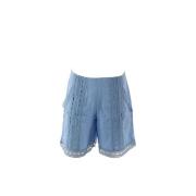 Blauwe Dames Short van Charo Ruiz Ibiza Charo Ruiz Ibiza , Blue , Dame...