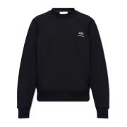 Sweatshirt met logo Ami Paris , Black , Heren
