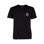 Heren Logo T-Shirt Versace Jeans Couture , Black , Heren