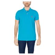 Korte Mouw Polo Shirt U.s. Polo Assn. , Blue , Heren