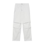 Wijde cargobroek van zware katoen Jil Sander , White , Heren