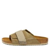 Taupe Sandalen met Regular Fit Birkenstock , Beige , Heren