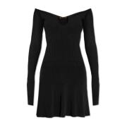 ‘Pralu’ geribbelde jurk Jacquemus , Black , Dames