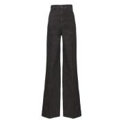 Zwarte Boyfriend Style Jeans Max Mara , Gray , Dames