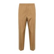 Smalle elastische broek Lanvin , Beige , Heren