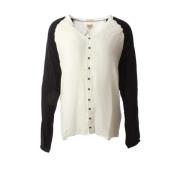 Blauw/Witte Blouse voor Dames Tommy Hilfiger , White , Dames