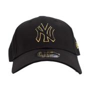 Metallic Outline 9Forty Cap New Era , Black , Heren