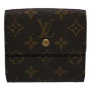 Pre-owned Canvas wallets Louis Vuitton Vintage , Brown , Dames