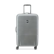 Elegante Moderne Trolley met Veilige Rits Delsey , Gray , Unisex