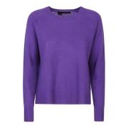 Amethyst Ronde Hals Sweater 360Cashmere , Purple , Dames