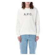 Timothy Sweatshirt Wit Zwart A.p.c. , White , Heren