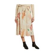 Maxi Skirts Tinsels , White , Dames