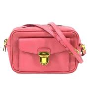 Pre-owned Leather prada-bags Prada Vintage , Pink , Dames