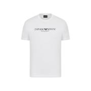 Aquila Logo T-Shirt Emporio Armani , White , Heren