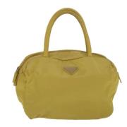 Pre-owned Fabric prada-bags Prada Vintage , Yellow , Dames