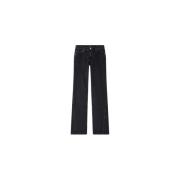 Flare Jeans in Gewassen Zwart A.p.c. , Black , Dames