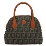 Pre-owned Canvas fendi-bags Fendi Vintage , Brown , Dames